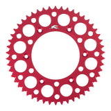 Renthal Sprocket Rear Red 50T Alloy 7075 T6 Grooved