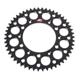 Renthal Sprocket Rear Black 51T Alloy 7075 T6 Grooved