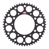 Renthal Sprocket Rear Black 52T Alloy 7075 T6 Grooved