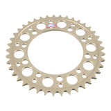 Renthal Rear Sprocket T6 7075 Alloy Grooved 409 / 525 - Silver [Suzuki]