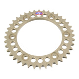 Renthal Rear Sprocket T6 7075 Alloy Grooved 411 / 530 - Silver [Honda]