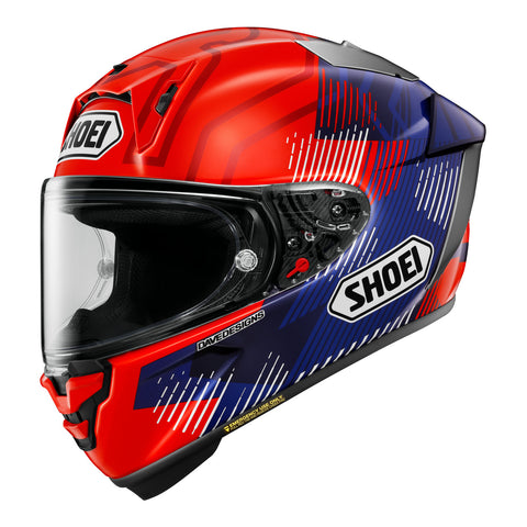 Shoei X-SPR Pro Helmet Marquez 8 TC1 - Blue / Red / White BAYRIDE SALE