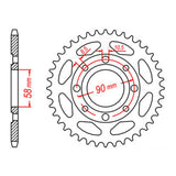 Sprocket Kit Honda CT/XL125/185 (CT200) - 428KRO 14/56