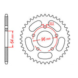 Sprocket Kit Honda XLR125 (520 conv.) - 520H 12/55