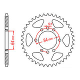 Sprocket Kit Suzuki ATV LT160 - 520H 11/39