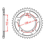 Sprocket Kit Honda CBR1100XX Blackbird Gold - GB530ZXW 17/44