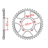 Sprocket Kit Suzuki GSXR1100 '86-'88 (530conv) - 530ZXW 14/46
