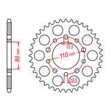 Sprocket Kit Triumph Trophy 1200 - 530ZXW 18/42