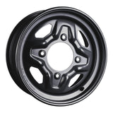 Whites ATV/UTV Steel Rim 14x6 Polaris Front 4/156 +40.2 - Black