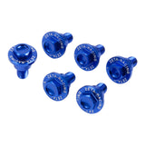 Zeta Fork Guard Bolt Set 6-Piece - Yamaha-1 - Blue
