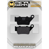 METAL GEAR BRAKE PADS - ORGANIC