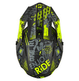 O'Neal Youth 1SRS VIBRANT Helmet - Black/Neon Yellow