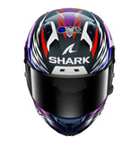 Shark AERON GP FIM RACING #2 Replica Zarco Signature 26 - Carbon/Violet/Chrome