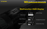 NITECORE TM39 5200 LUMEN LONG THROW RECHARGEABLE TORCH + ADAPTOR