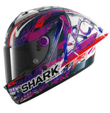 Shark AERON GP FIM RACING #1 Replica Zarco Signature - Blu/Wht/Vio