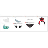 50.6 HELMET SPARES
