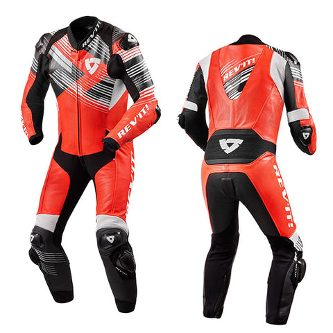 APEX 1 pc Race Suit Neon Red-White